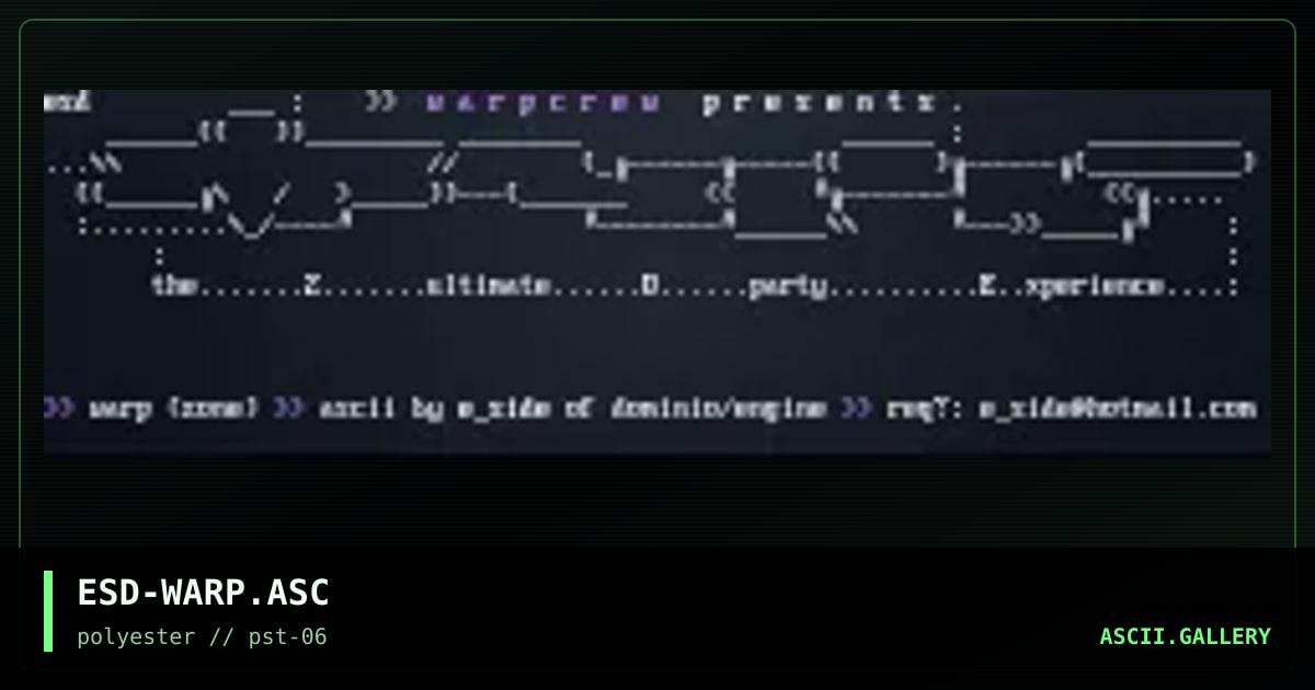 warpcrew, by e side, 1998
