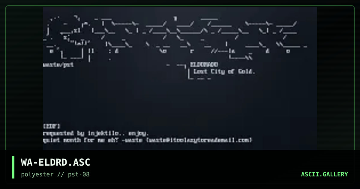 ElDorado, by waste, 1999