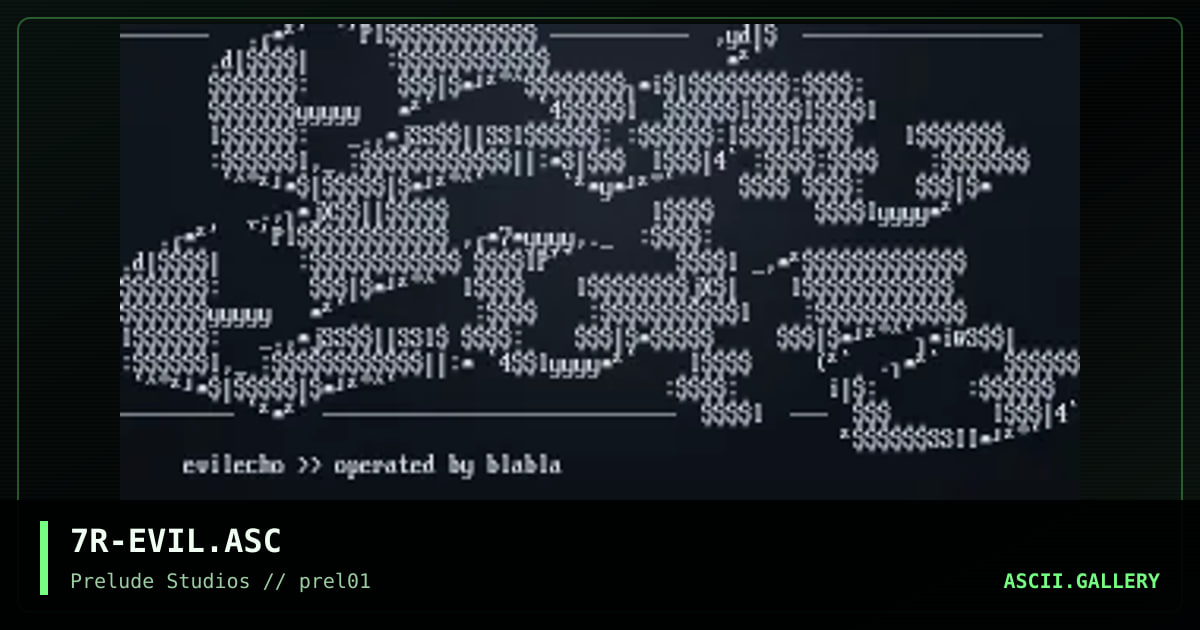 7R-EVIL.ASC, by tripulogic, 1998