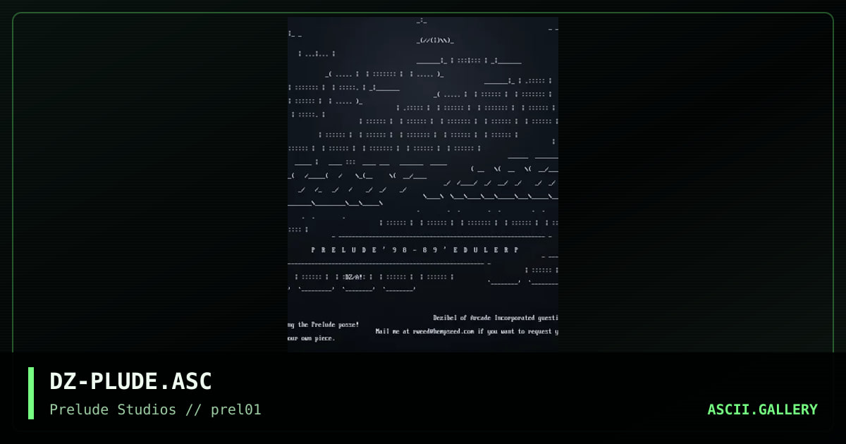 DZ-PLUDE.ASC, by dezibel, 1998