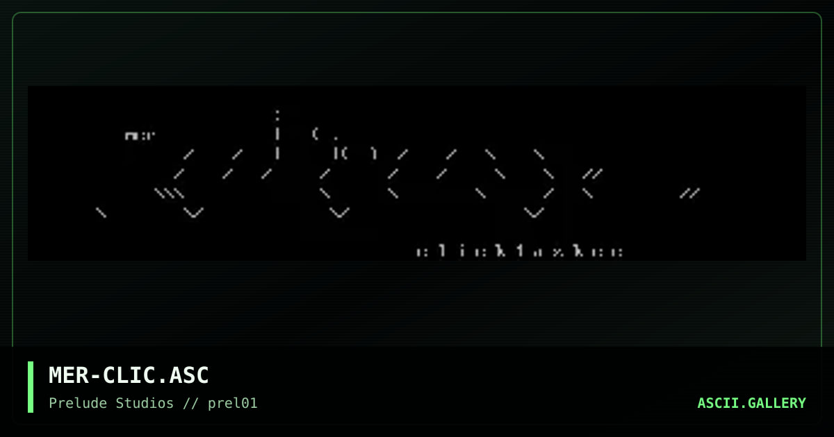 MER-CLIC.ASC, by merlin, 1998