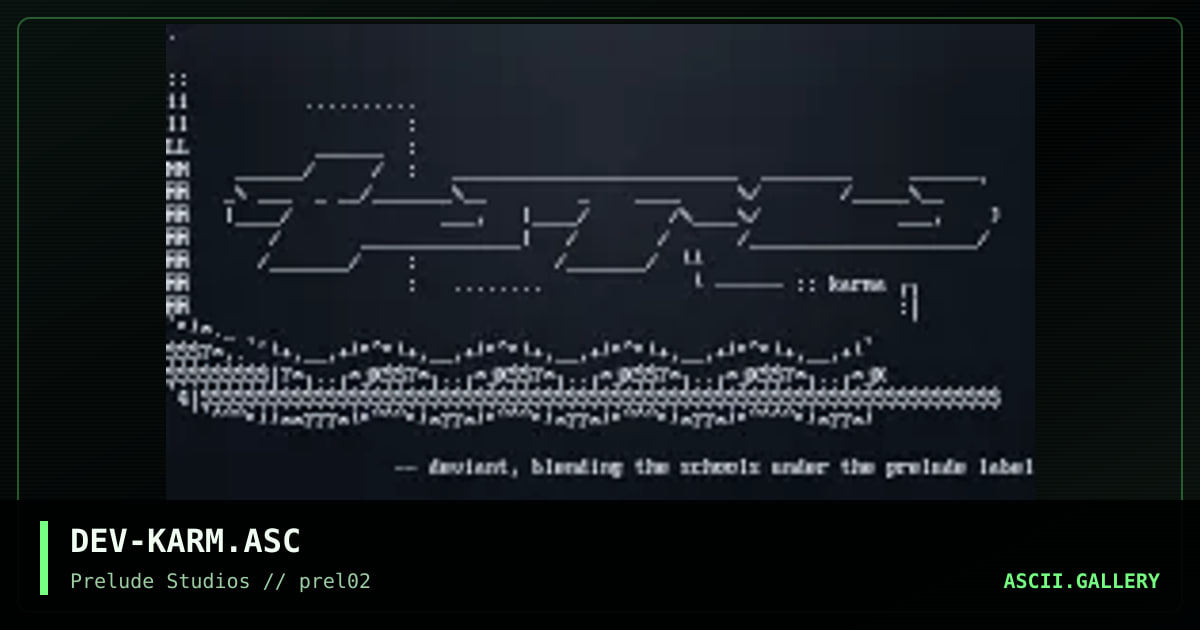 DEV-KARM.ASC, by deviant, 1999