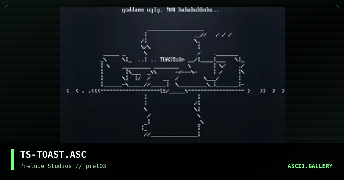 TS-TOAST.ASC, by tesko suicide, 1999