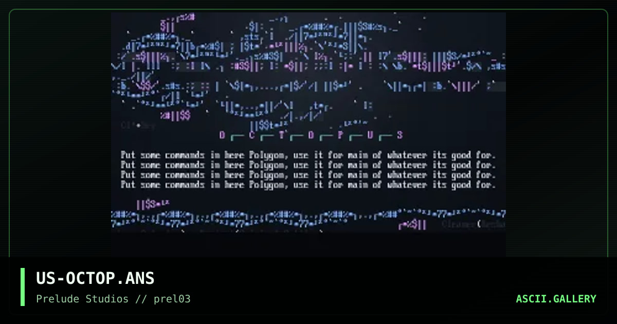 Octopus, by deviant, cleaner, 1999