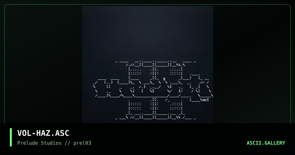 VOL-HAZ.ASC, by volatile, 1999
