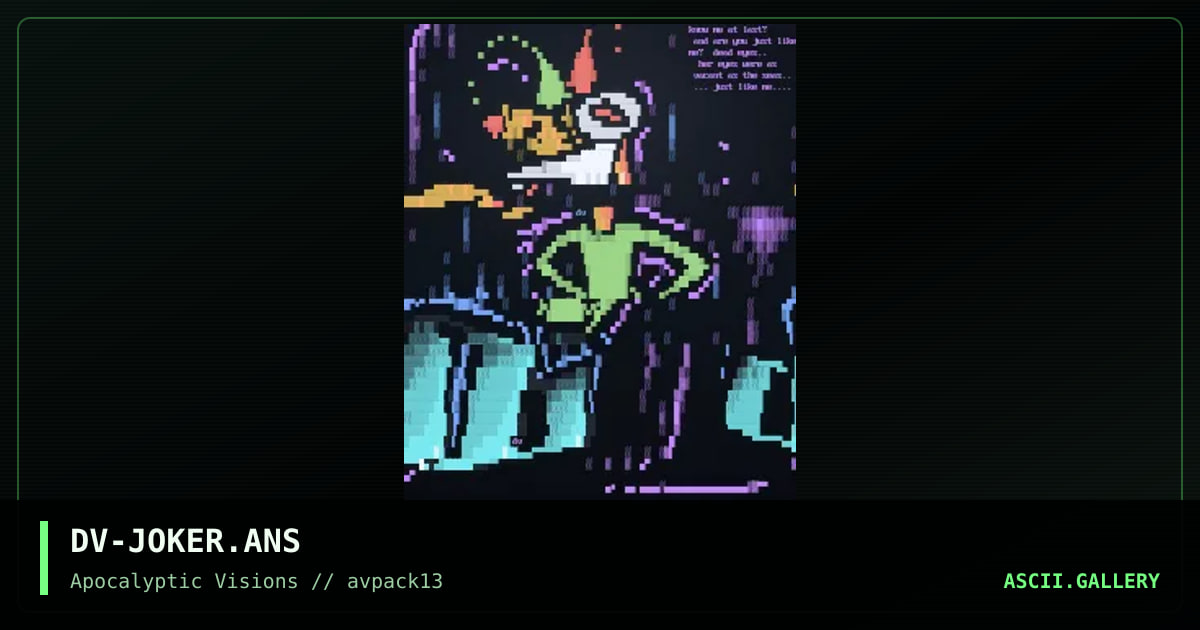 Apocalyptic thing, by digivamp, 1996