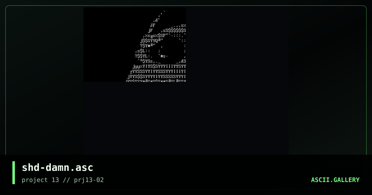 shd-damn.asc, by untagged, 2001