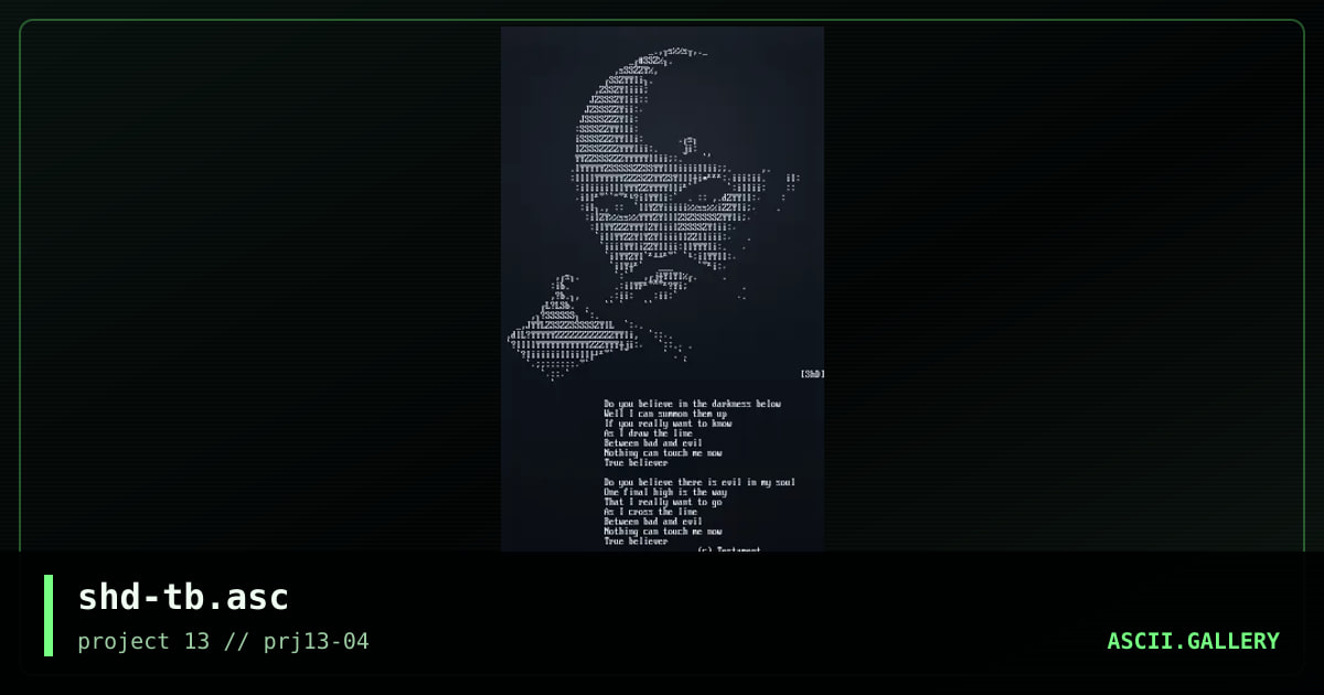 shd-tb.asc, by untagged, 2001