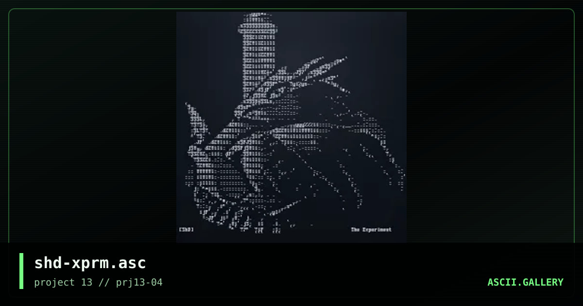 shd-xprm.asc, by untagged, 2001