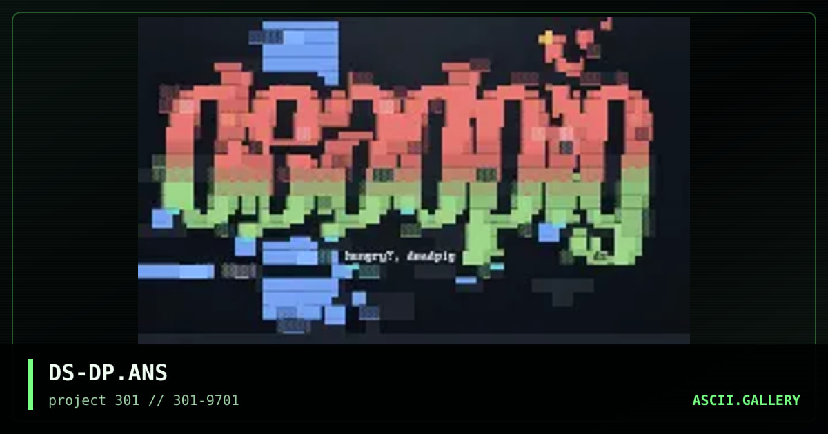 deadpig, by dfuse, 1997