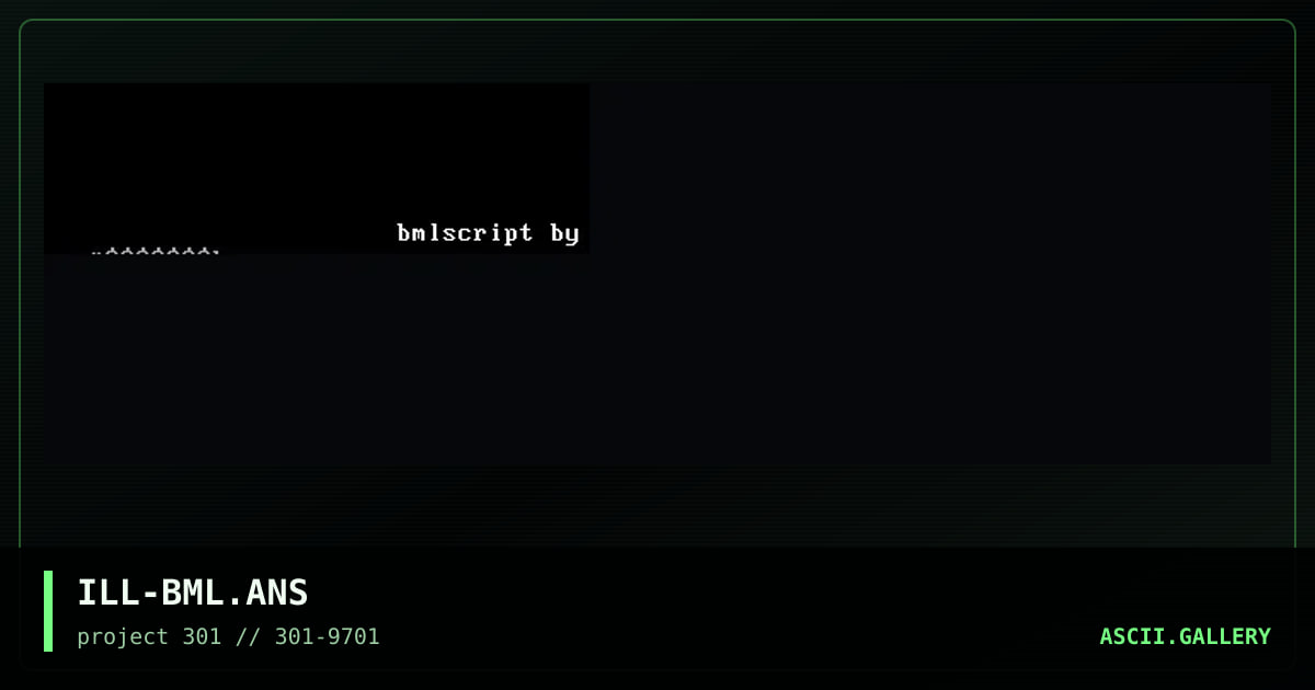 bmlscript, by illogic, 1997
