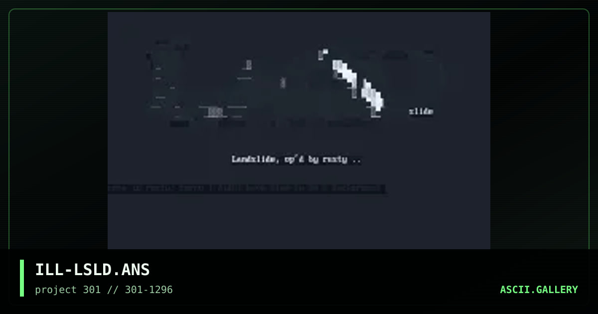 landslide, by illogic, 1996