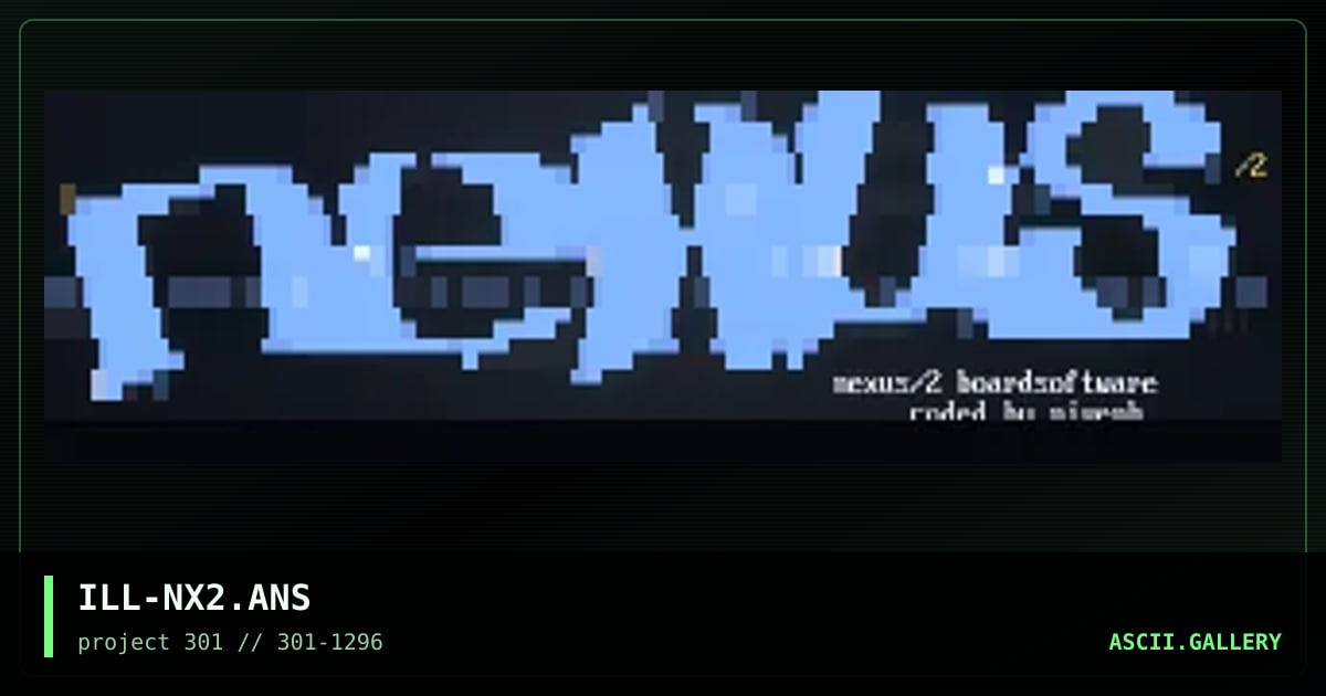 nexus/twoo, by illogic, 1996
