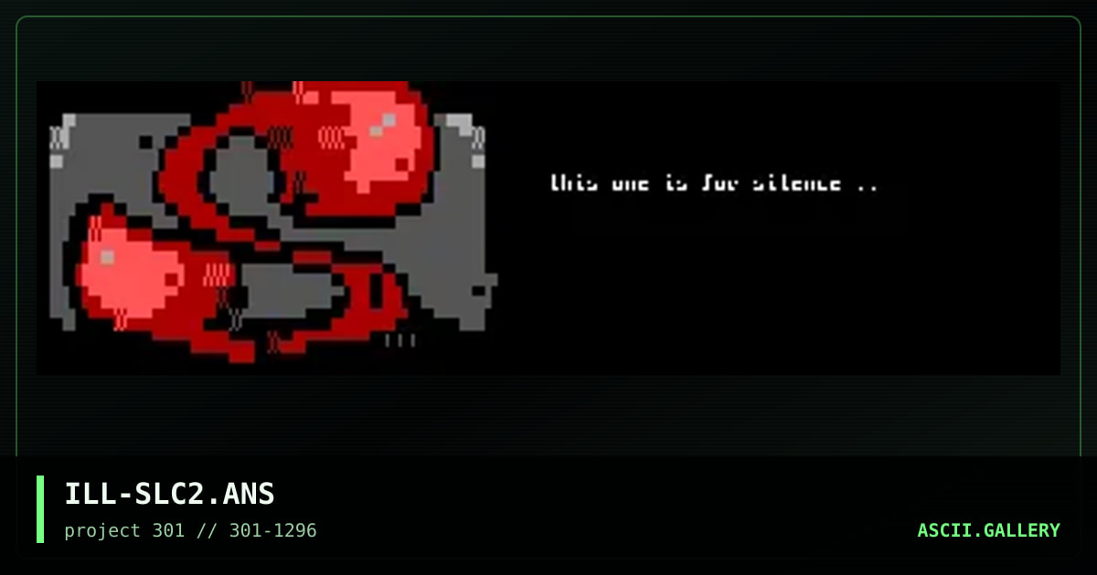 small silence logo, by illogic, 1996