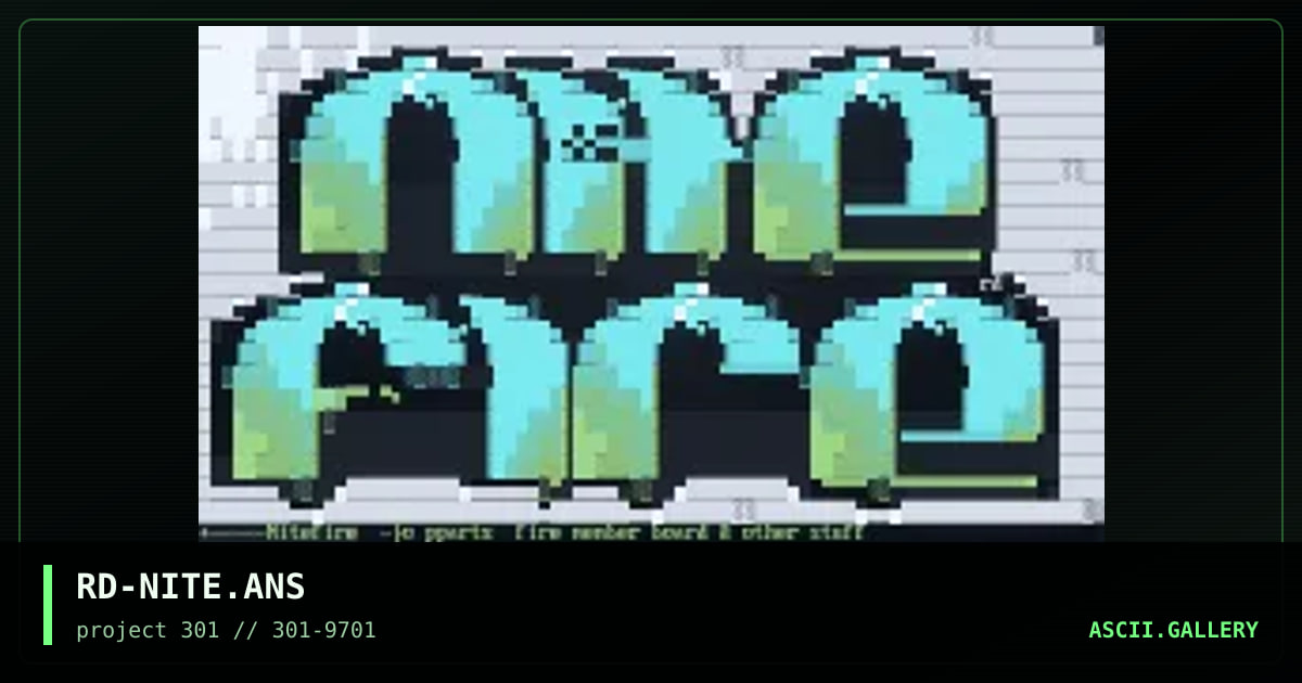 nite fire, by red death, 1997