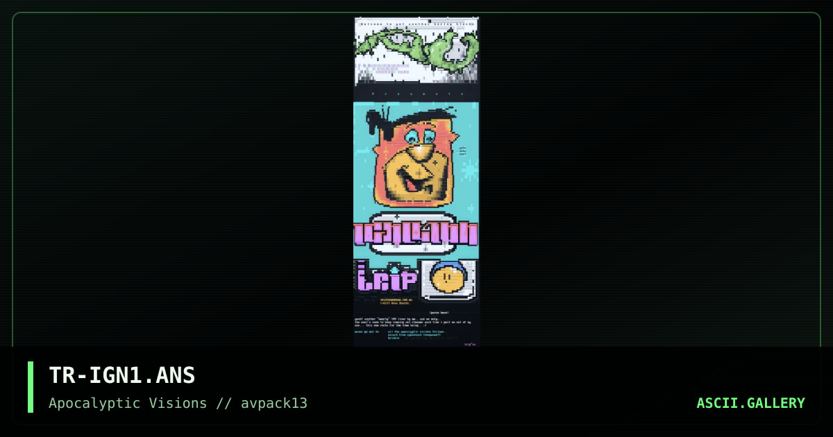 Ignition^bbs, by trippah, 1996