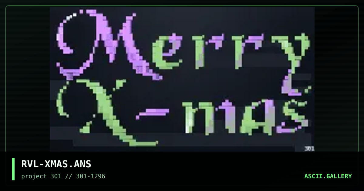 merry (late) christmas :), by revelation, 1996