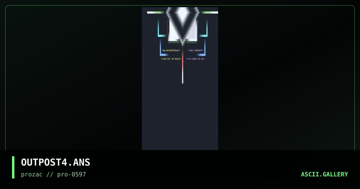 OUTPOST4.ANS, by necrophidius, 1997