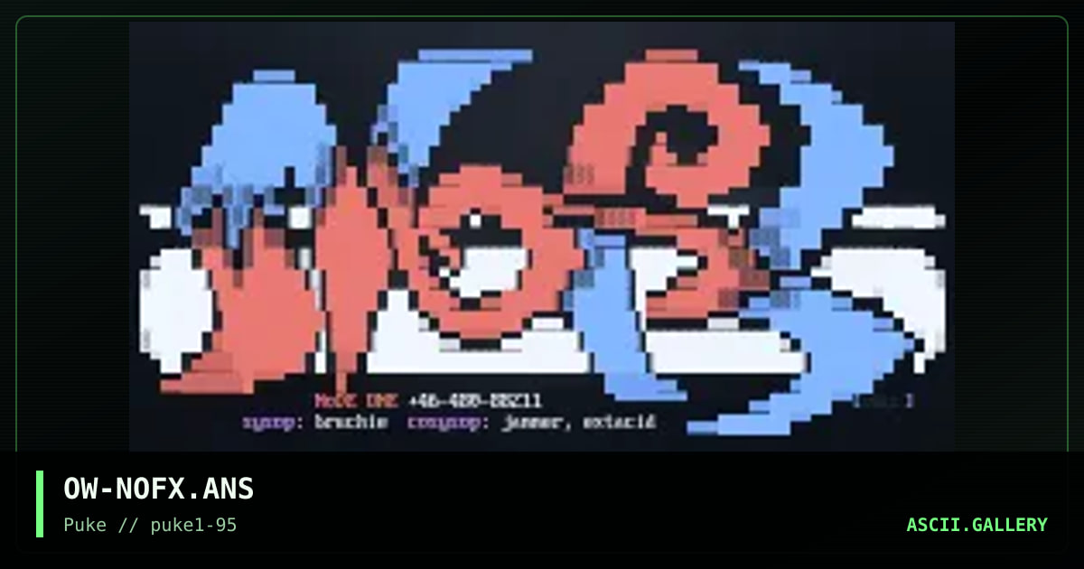 NoFX!, by owyn, 1995