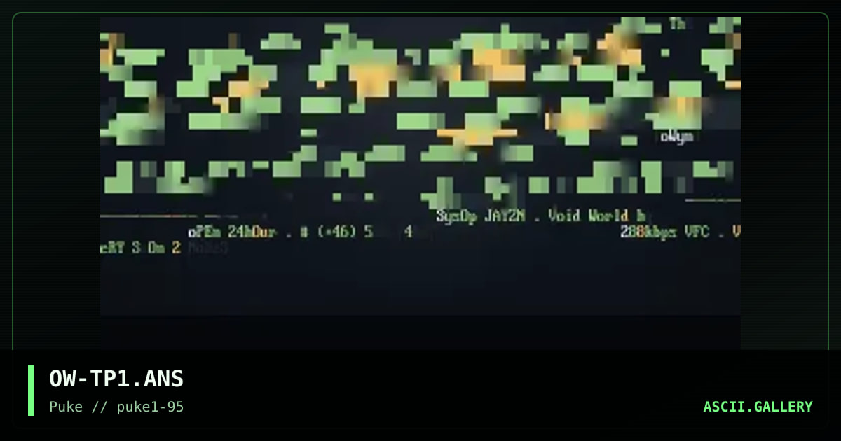 ToXiC PLaZa, by owyn, 1995