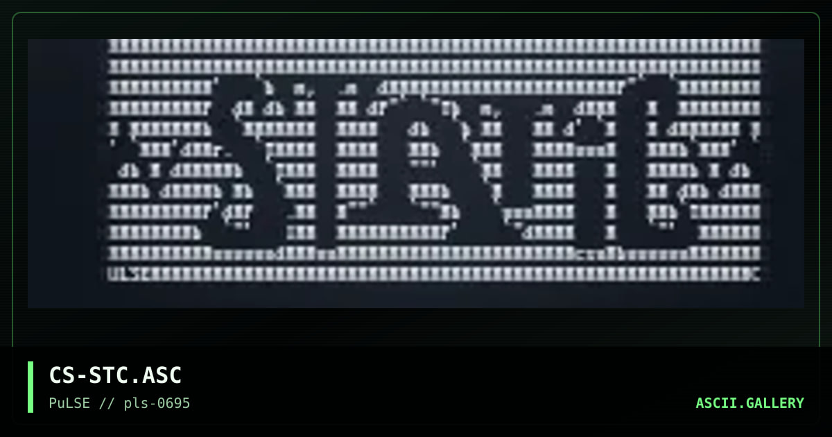 STATiC logo, by coleslaw, 1995
