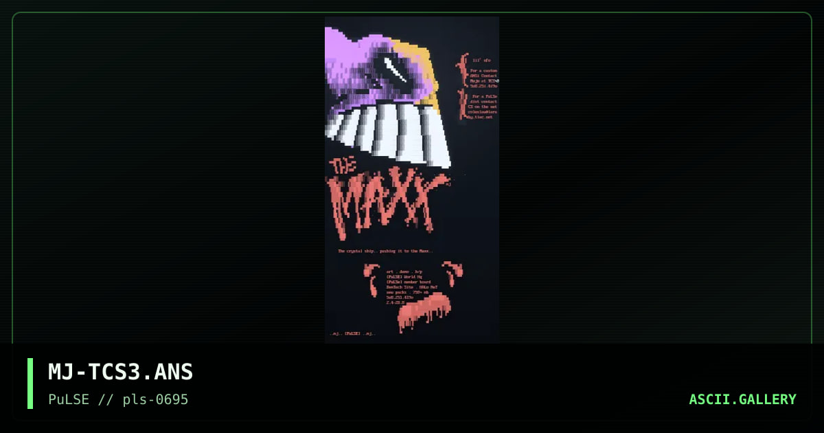 The crystal ship, by mojo, 1995