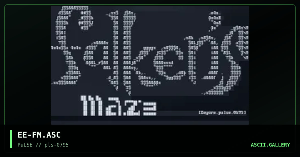 Falken's Maze, by eeyore, 1995