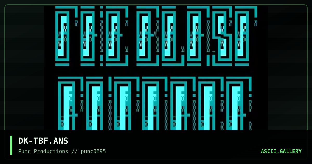The Blast Furnace, by dragoon kain, 1995