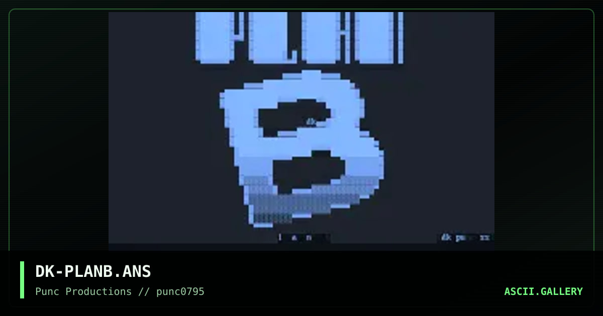 plan b, by dragoon kain, 1995