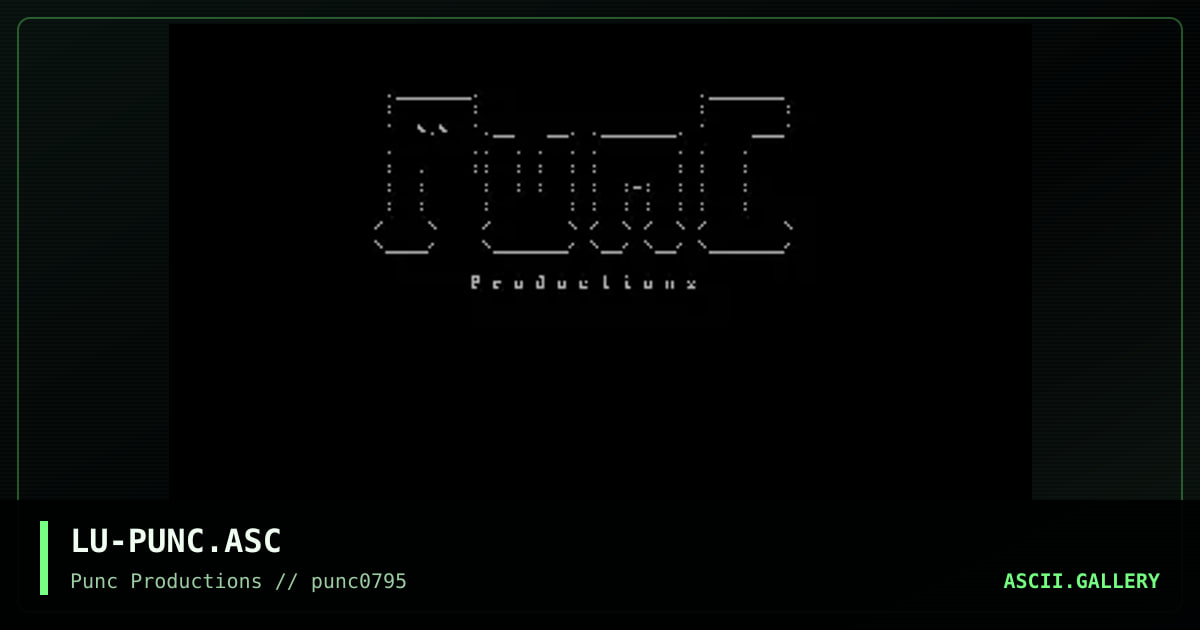 punc logo, by luptin, 1995
