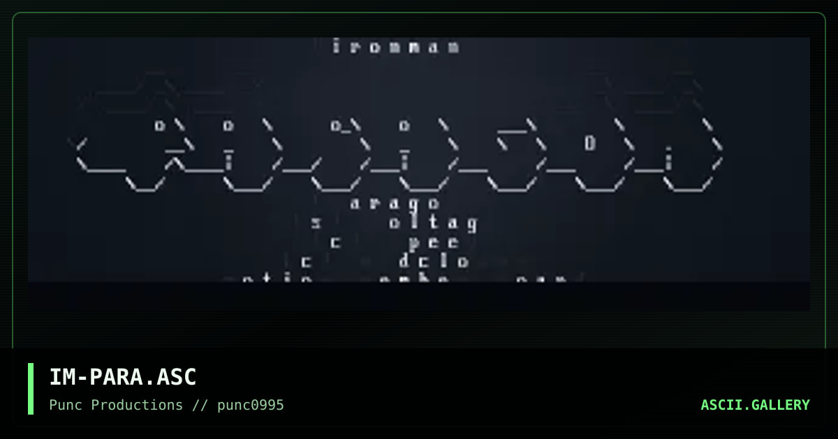 paragon bbs, by ironman, 1995