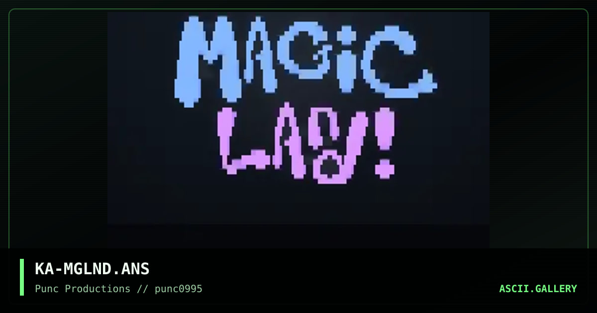 magic land, by kargus, 1995