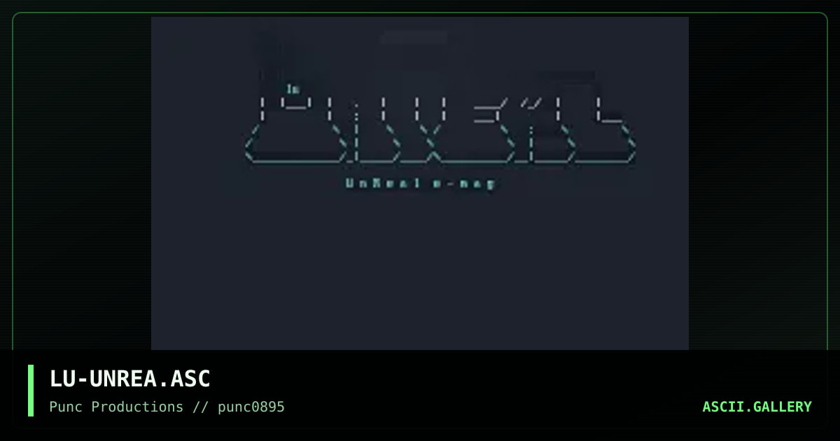 unreal, by luptin, 1995