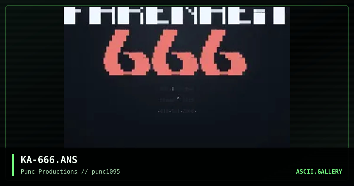 farenheit 666, by kargus, 1995