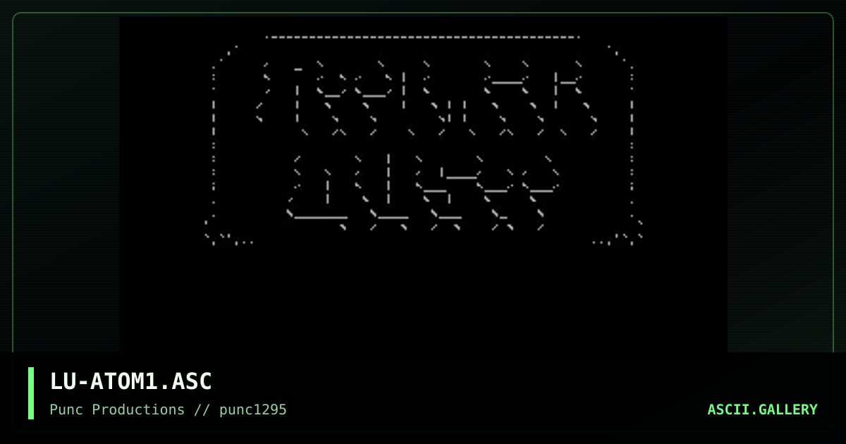 atomic dust, by luptin, 1995