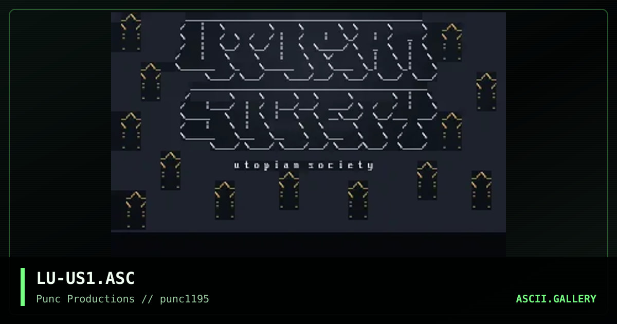 utopian society, by luptin, 1995