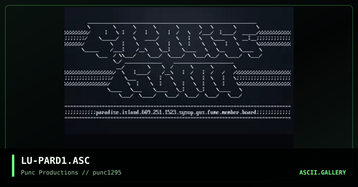 paradise island, by luptin, 1995