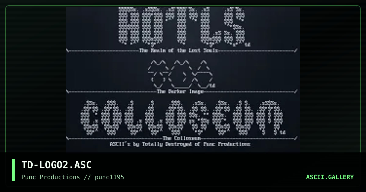 logo colly #2, by totally destroyed, 1995