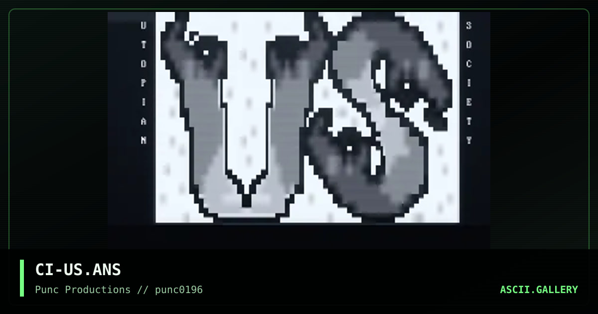 utopian society, by cicada, 1996
