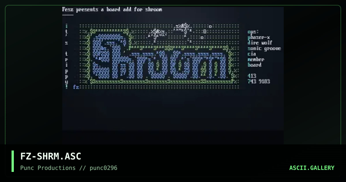 shroom, by fesz, 1996
