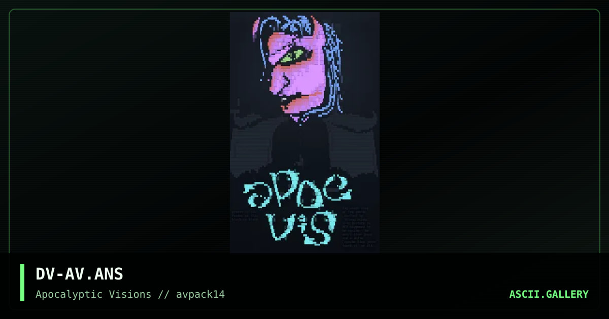 Apoc.Visions thing, by digital vampire, 1996