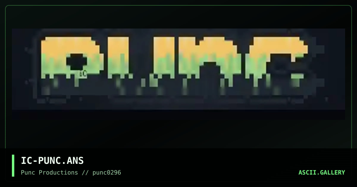 punc productions, by iceman, 1996