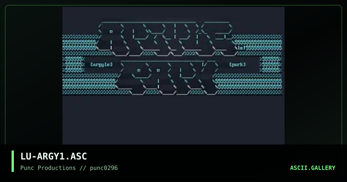 argyle park, by luptin, 1996