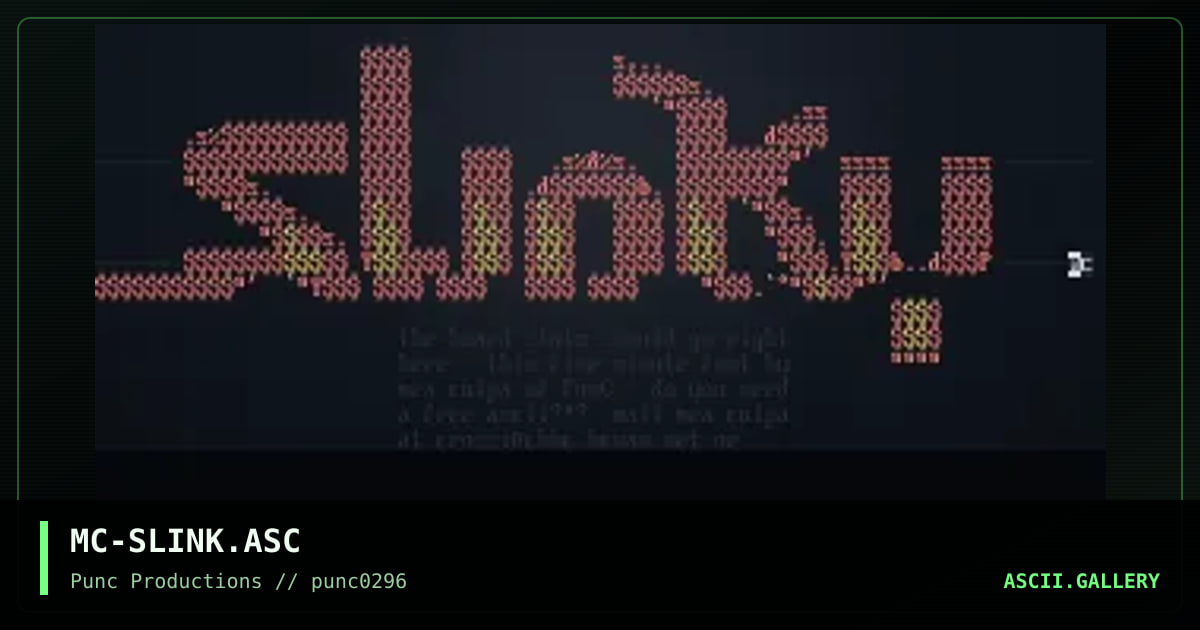 slinky, by mea culpa, 1996