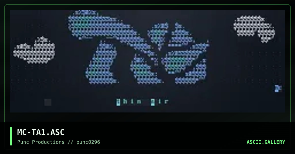 thin air, by mea culpa, 1996