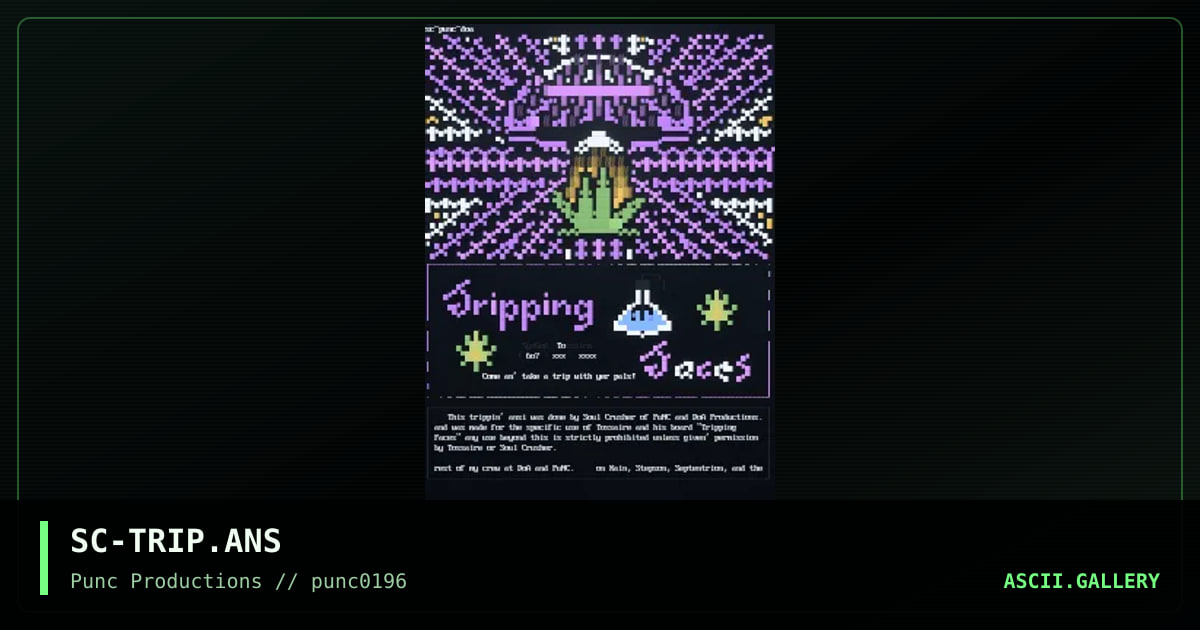 tripping faces, by soul crusher, 1996