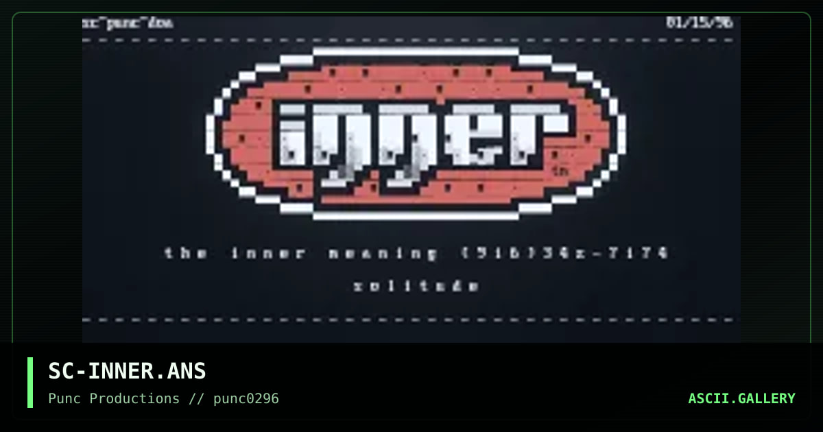 the inner meaning, by soul crusher, 1996