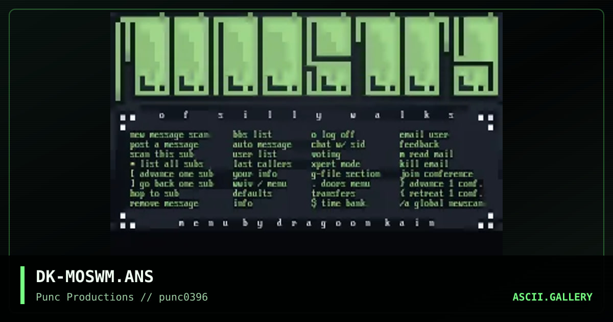 mosw menu template, by dragoon kain, 1996