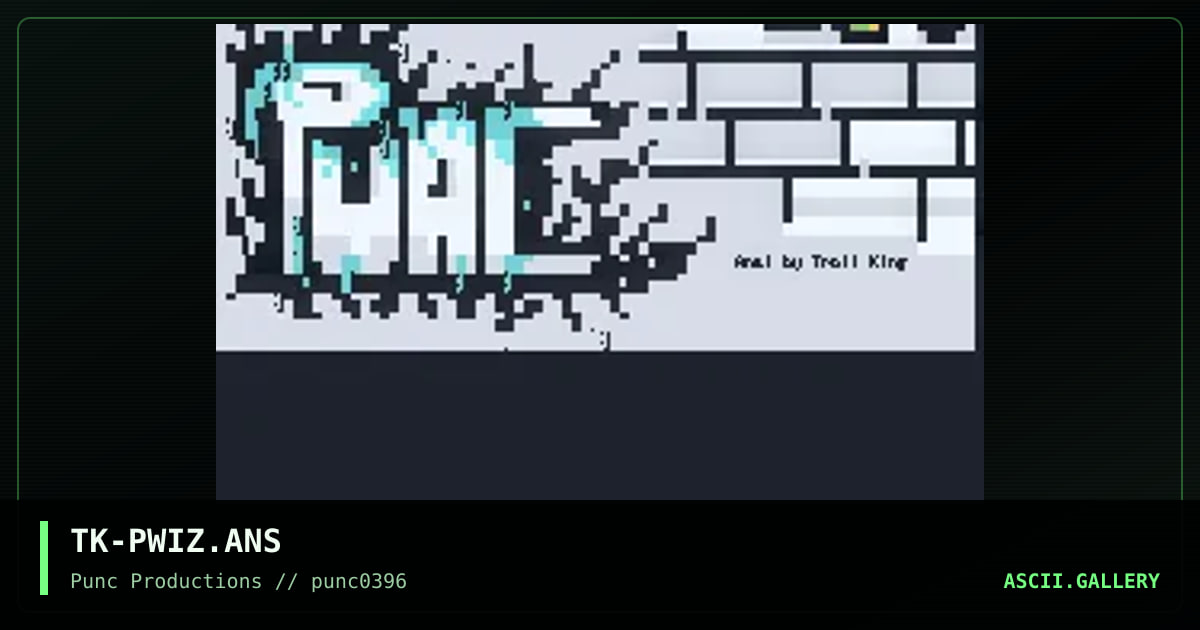 punc wizard, by troll king, 1996