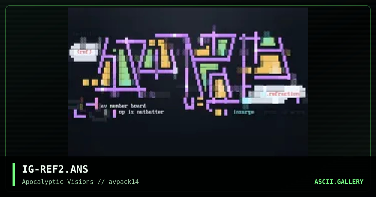 refractions, by insurge, 1996